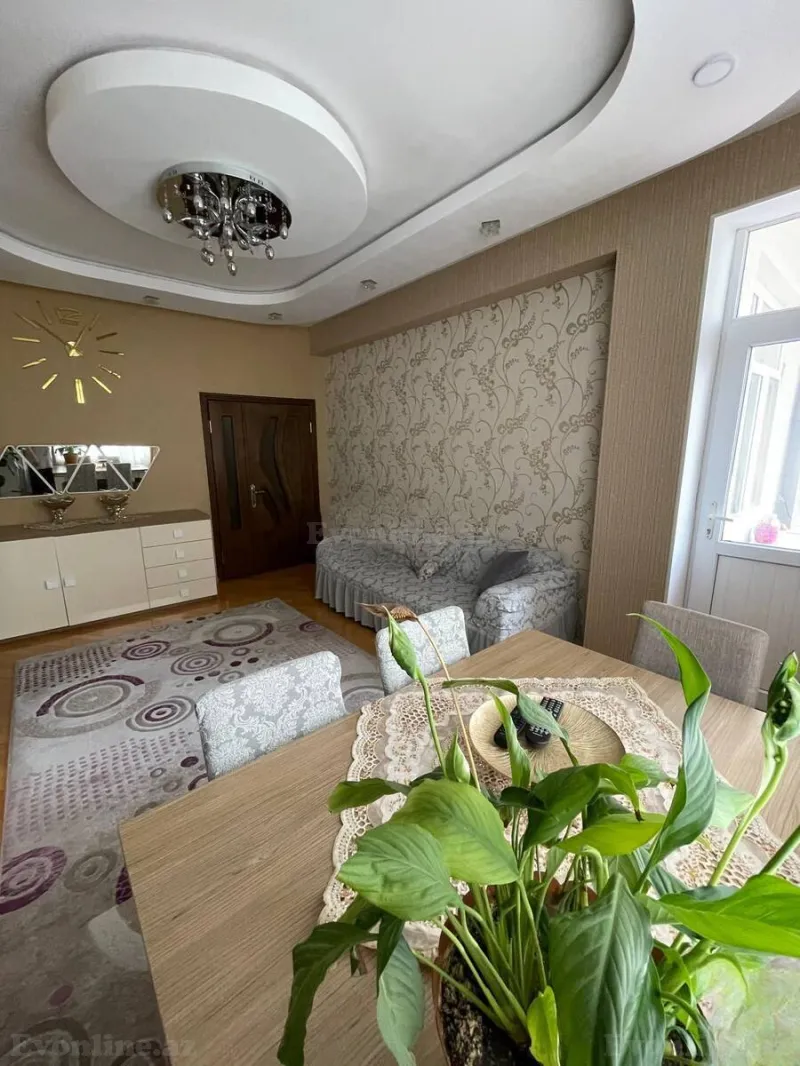 Satılır 3 otaqlı Mənzil Yeni tikili 107 m² Həzi Aslanov m. - şəkil 2