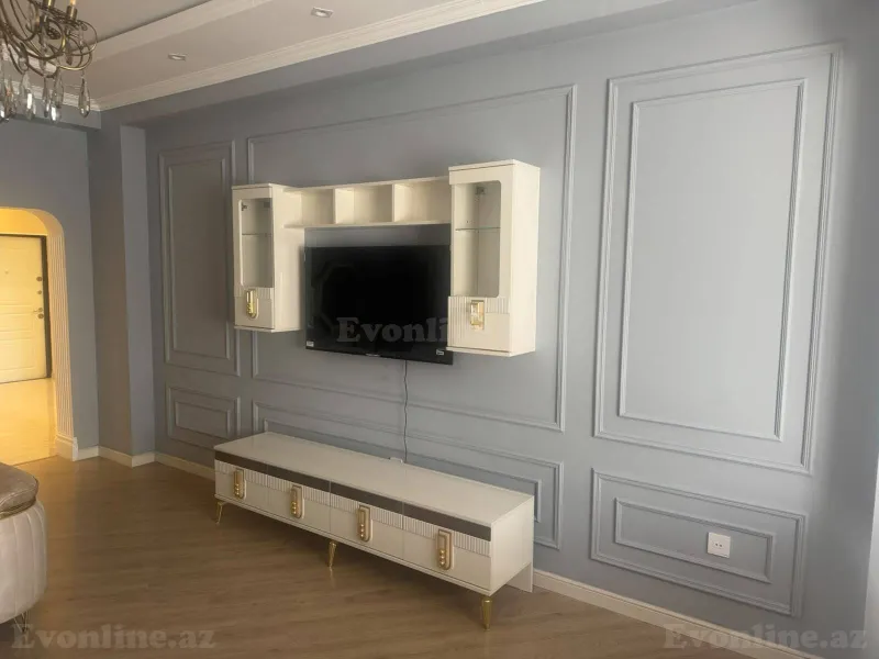 Kirayə verilir 2 otaqlı Mənzil Yeni tikili 108 m² Nərimanov r. - şəkil 3