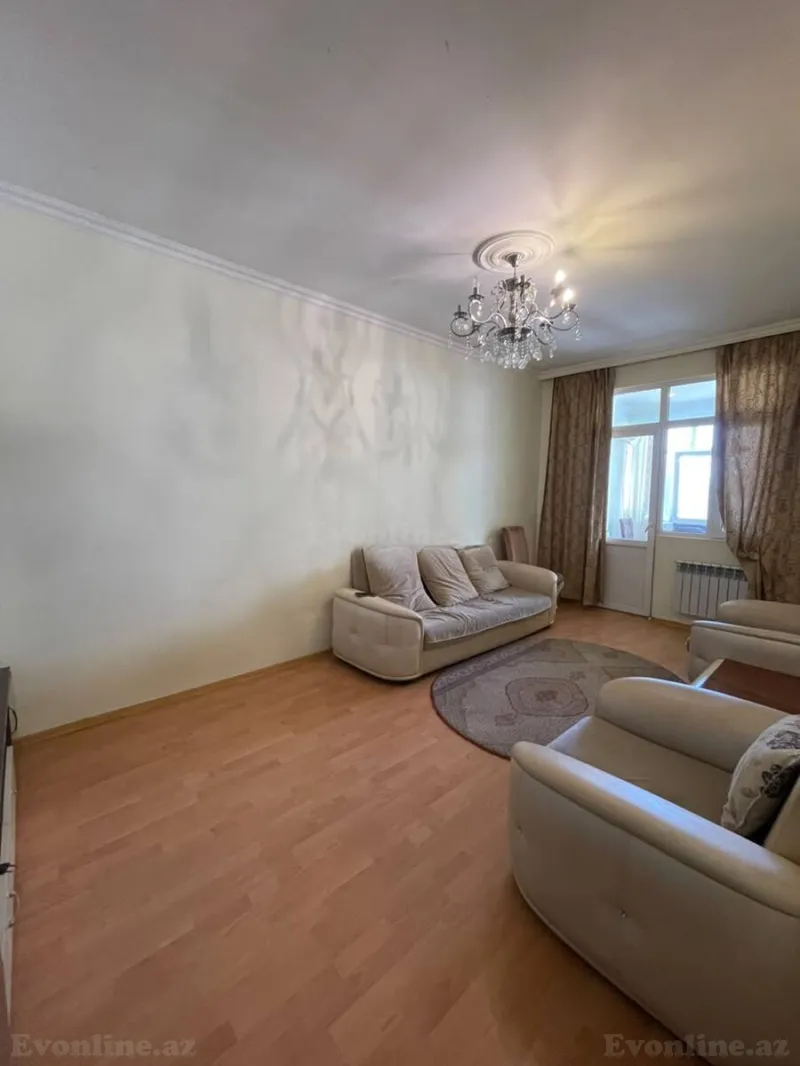 Kirayə verilir 2 otaqlı Mənzil Yeni tikili 60 m² Nəsimi m. - şəkil 2