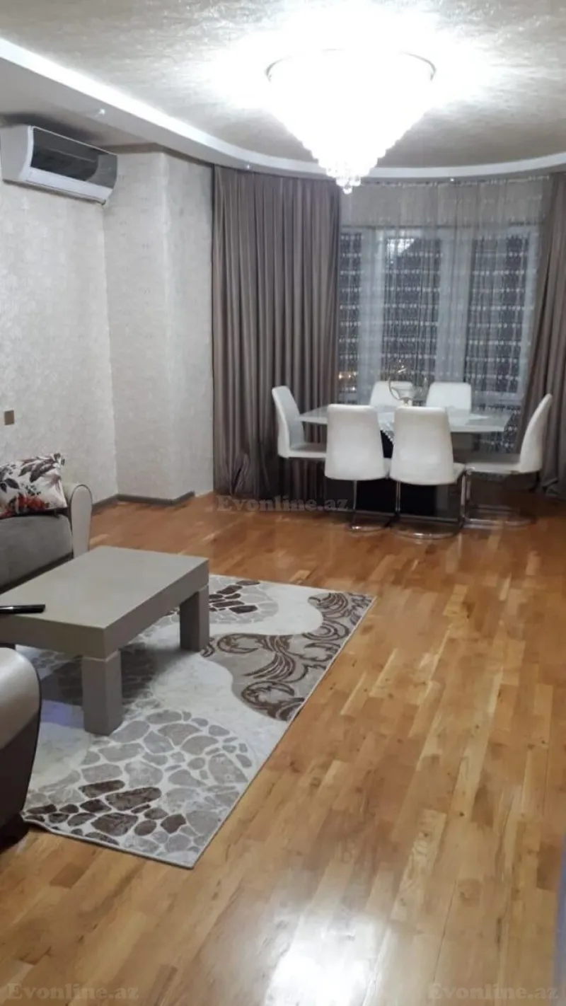 Kirayə verilir 3 otaqlı Mənzil Yeni tikili 135 m² Nəsimi r. - şəkil 2