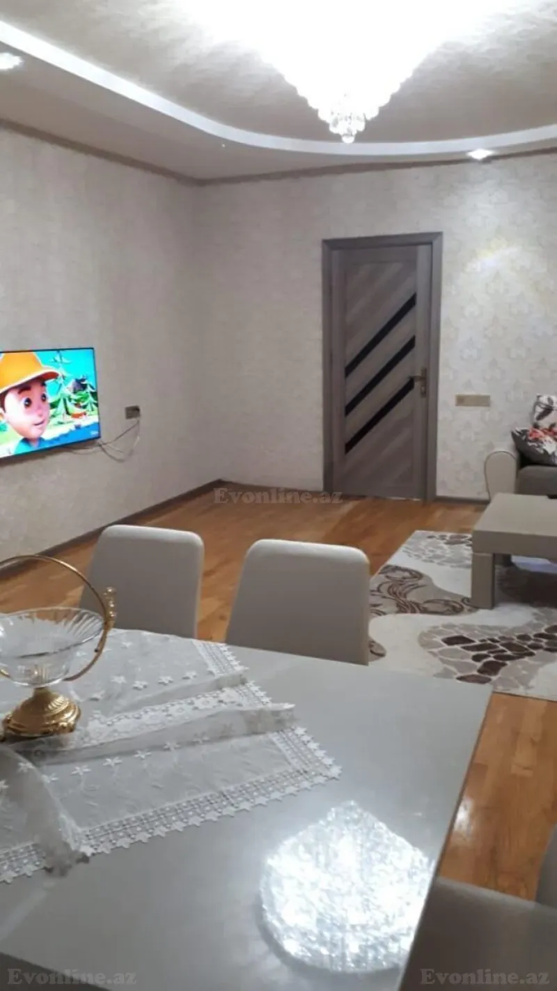 Kirayə verilir 3 otaqlı Mənzil Yeni tikili 135 m² Nəsimi r. - şəkil 6