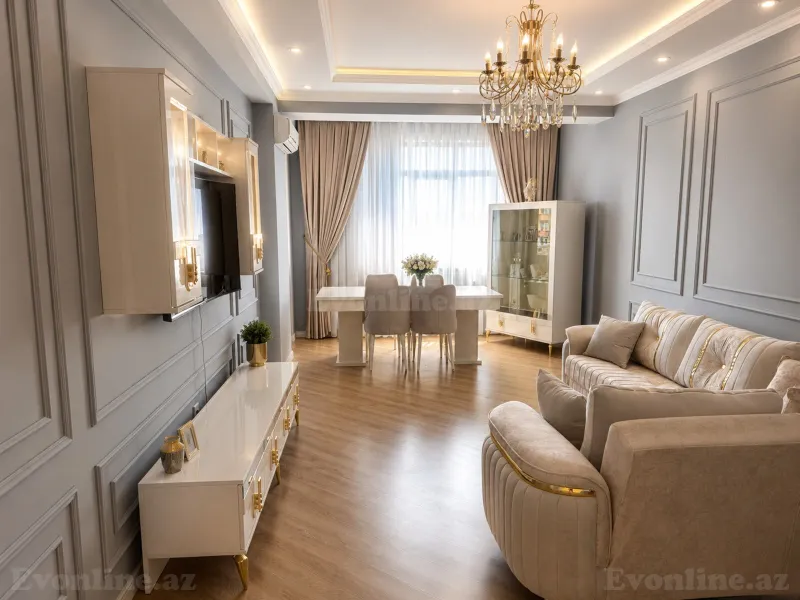 Kirayə verilir 2 otaqlı Mənzil Yeni tikili 90 m² Nərimanov r. - şəkil 2