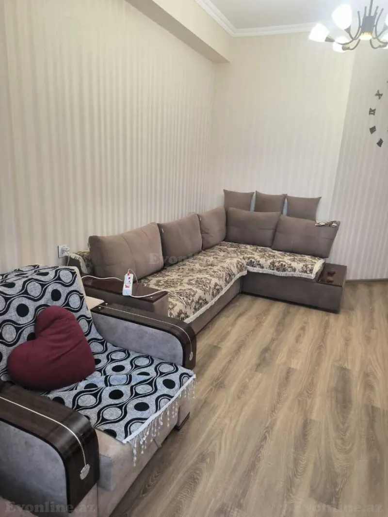 Satılır 1 otaqlı Mənzil Yeni tikili 53 m² Nizami m. - şəkil 2