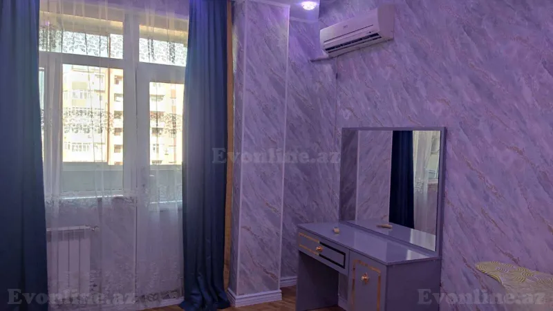 Kirayə verilir 2 otaqlı Mənzil Yeni tikili 87 m² Nəsimi r. - şəkil 5