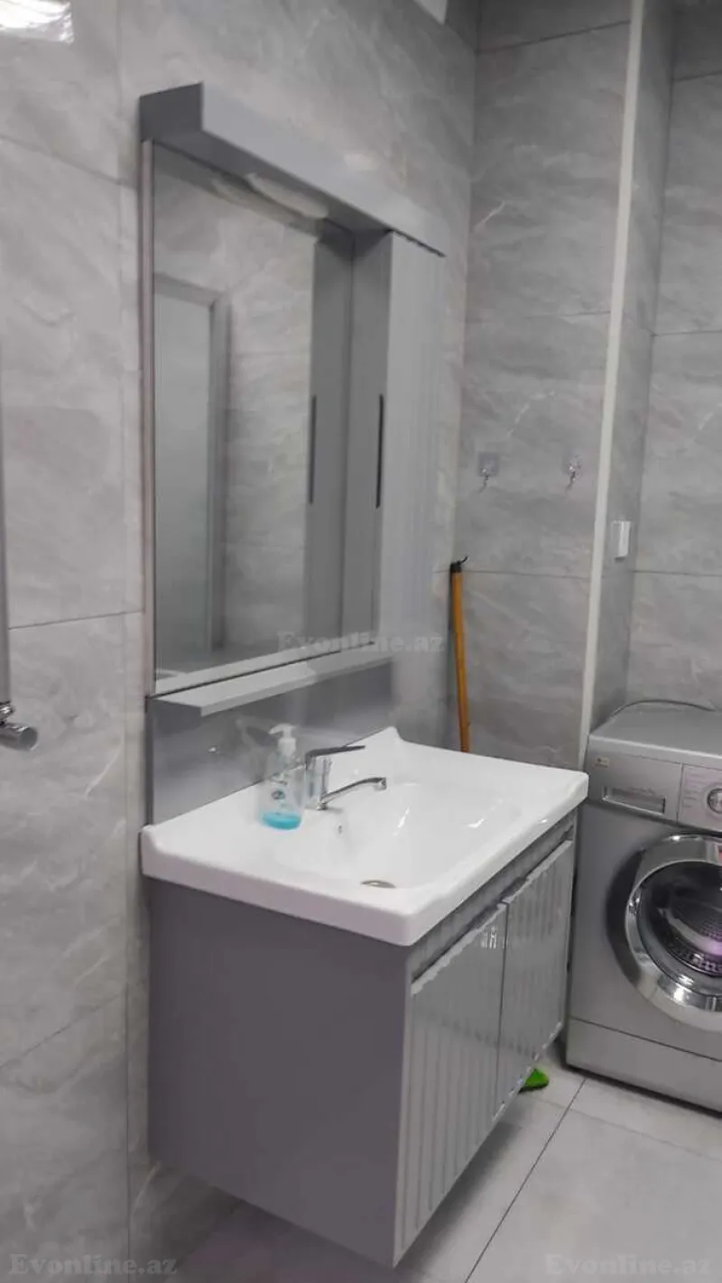 Kirayə verilir 2 otaqlı Mənzil Yeni tikili 87 m² Nəsimi r. - şəkil 8