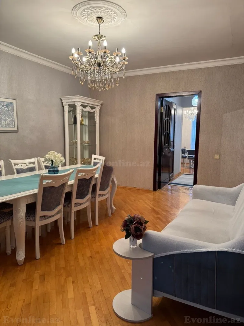 Kirayə verilir 4 otaqlı Mənzil Köhnə tikili 120 m² Qara Qarayev m. - şəkil 2