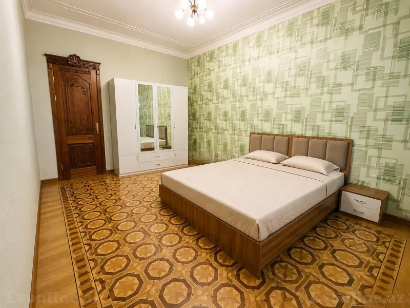 Kirayə verilir 3 otaqlı Mənzil Yeni tikili 120 m² Nərimanov r. - şəkil 3