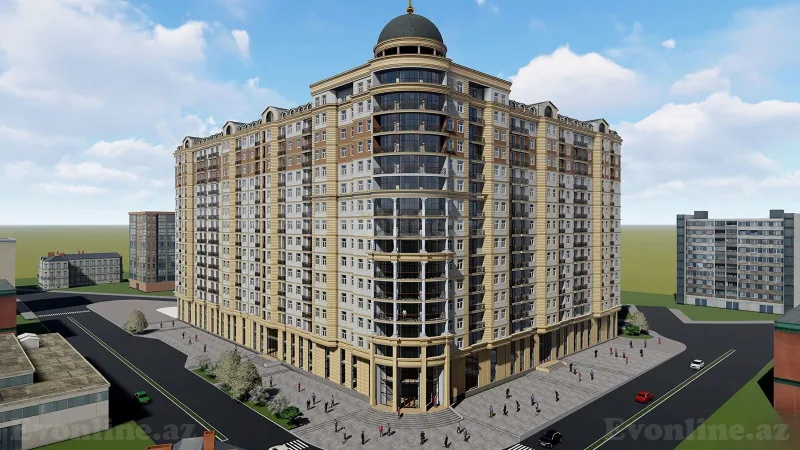 Satılır 4 otaqlı Mənzil Yeni tikili 212 m² 28 May m. - şəkil 2