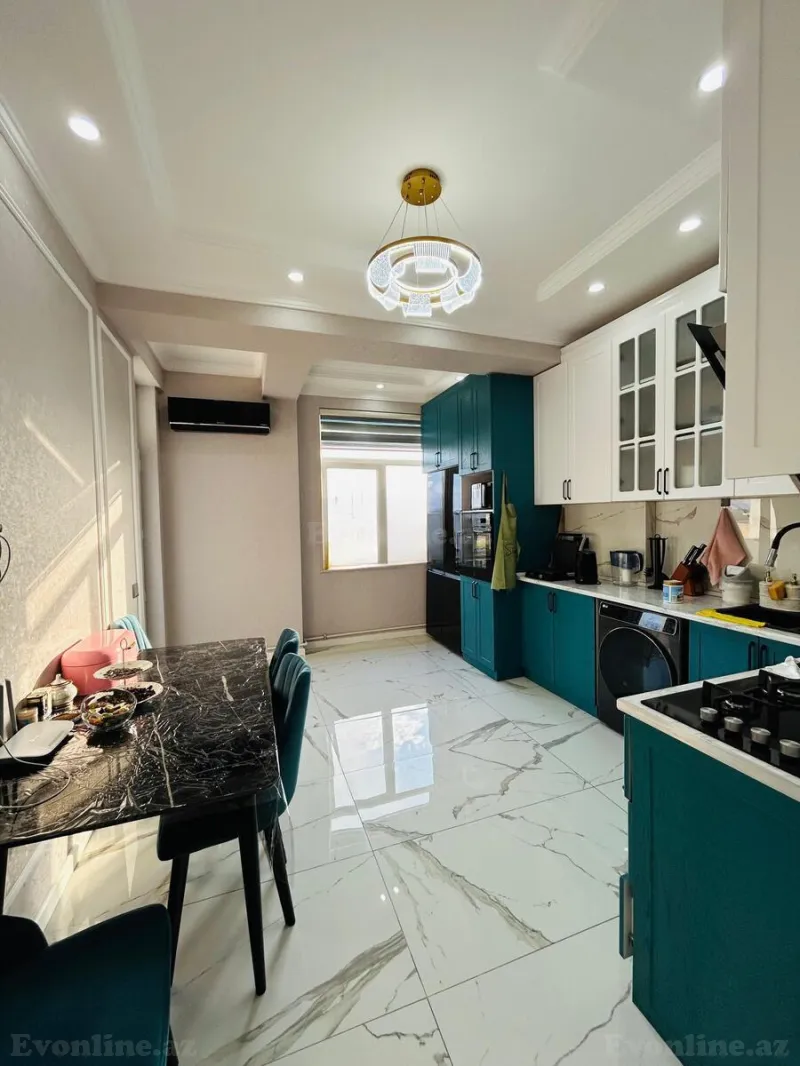 Satılır 3 otaqlı Mənzil Yeni tikili 122.5 m² Qara Qarayev m. - şəkil 3