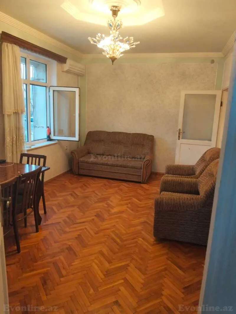 Kirayə verilir 2 otaqlı Mənzil Köhnə tikili 45 m² Xalqlar Dostluğu m. - şəkil 2