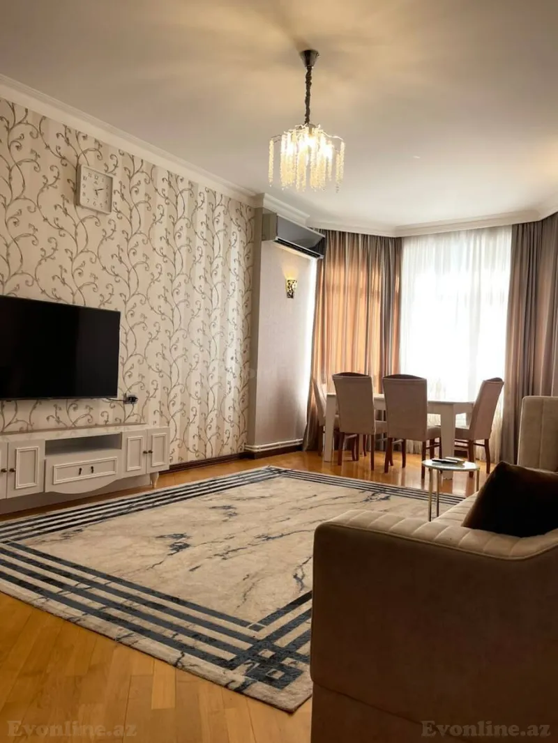 Kirayə verilir 2 otaqlı Mənzil Yeni tikili 86 m² 8 Noyabr m. - şəkil 3
