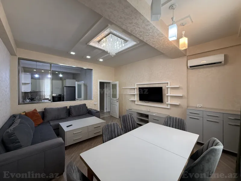 Kirayə verilir 2 otaqlı Mənzil Yeni tikili 75 m² Elmlər Akademiyası m. - şəkil 2