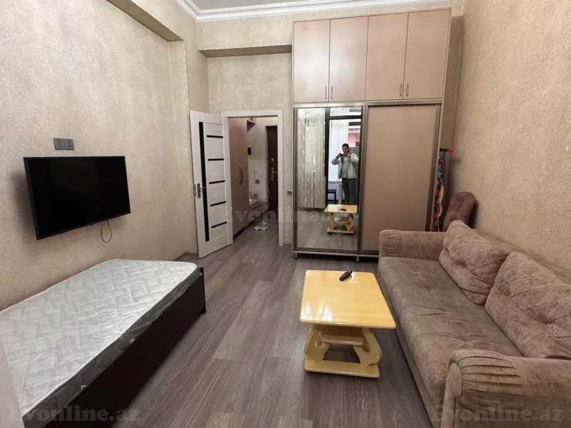 Kirayə verilir 1 otaqlı Mənzil Yeni tikili 40 m² Nizami m. - şəkil 12