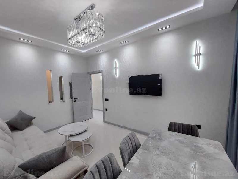 Kirayə verilir 2 otaqlı Mənzil Yeni tikili 55 m² Dərnəgül m. - şəkil 3