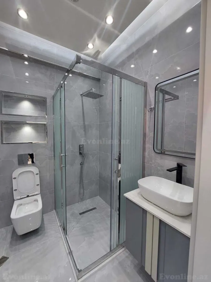 Kirayə verilir 2 otaqlı Mənzil Yeni tikili 55 m² Dərnəgül m. - şəkil 10