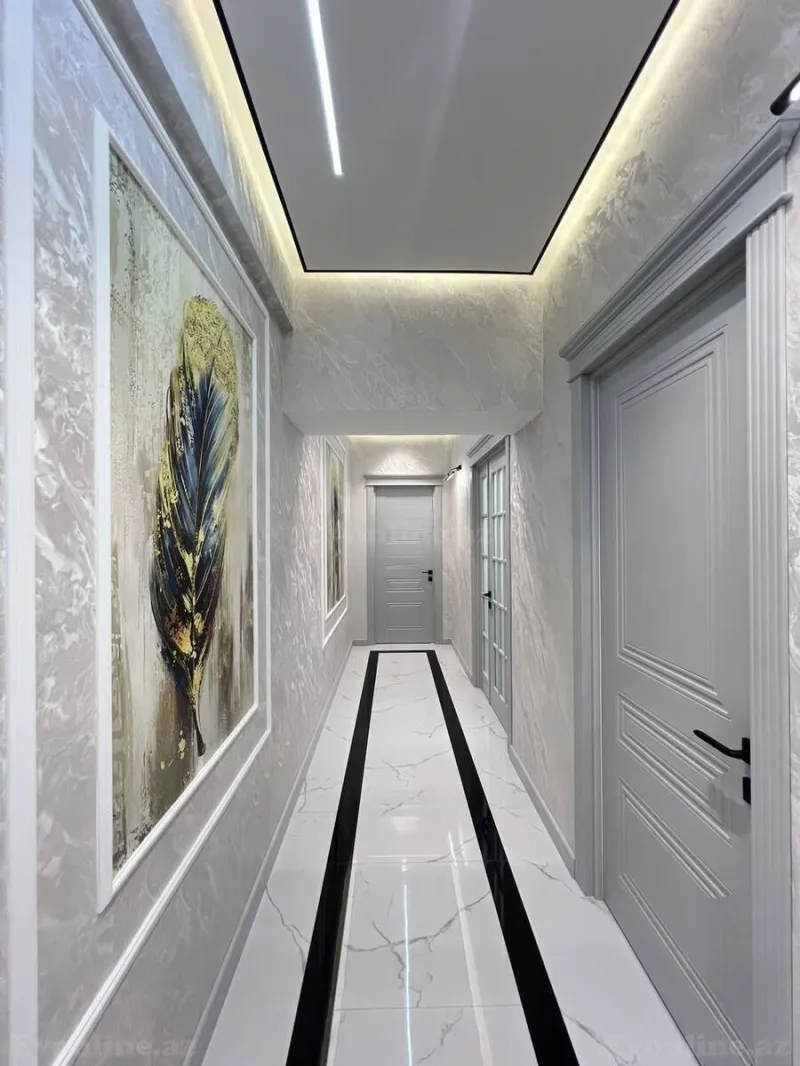 Satılır 3 otaqlı Mənzil Yeni tikili 105 m² Həzi Aslanov m. - şəkil 2