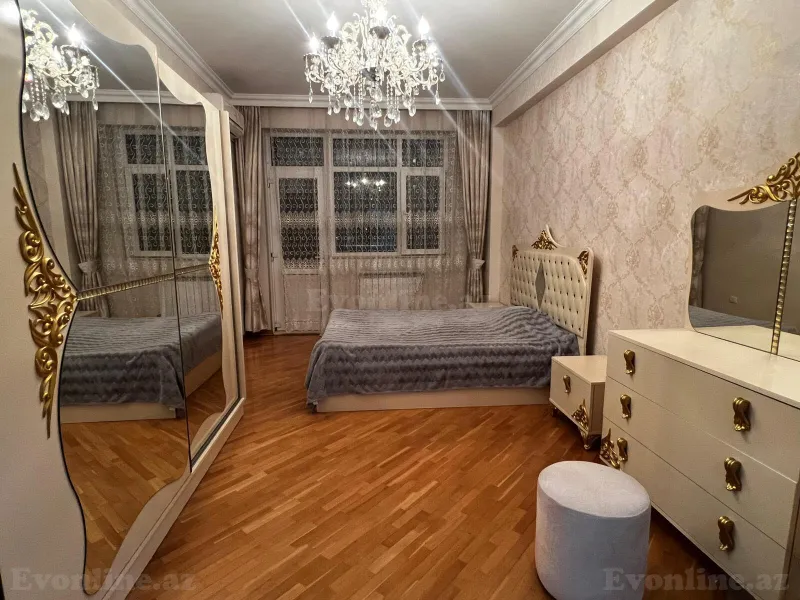 Kirayə verilir 4 otaqlı Mənzil Yeni tikili 200 m² Nizami m. - şəkil 3