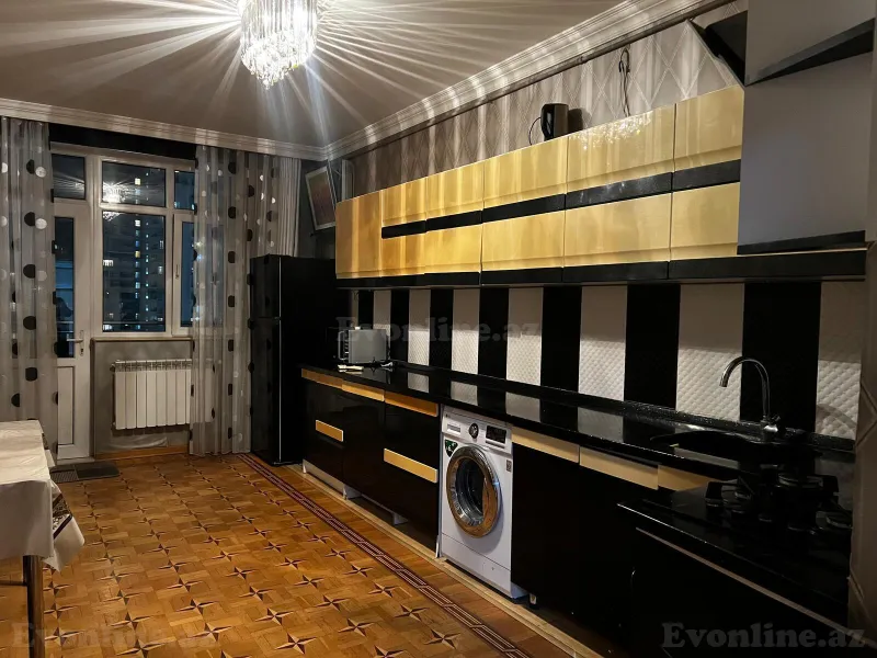 Kirayə verilir 4 otaqlı Mənzil Yeni tikili 200 m² Nizami m. - şəkil 6