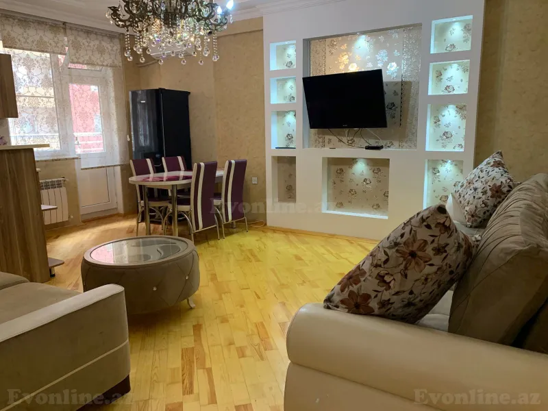 Kirayə verilir 2 otaqlı Mənzil Yeni tikili 68 m² İnşaatçılar m. - şəkil 2