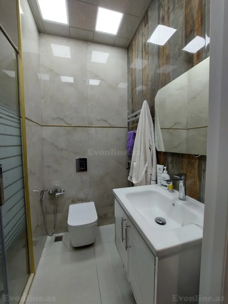 Kirayə verilir 2 otaqlı Mənzil Yeni tikili 60 m² Nəsimi r. - şəkil 9