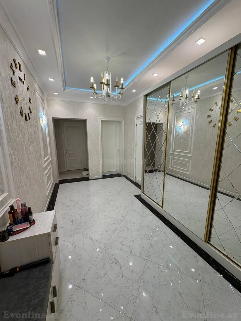 Satılır 3 otaqlı Mənzil Yeni tikili 90 m² İnşaatçılar m. - şəkil 2