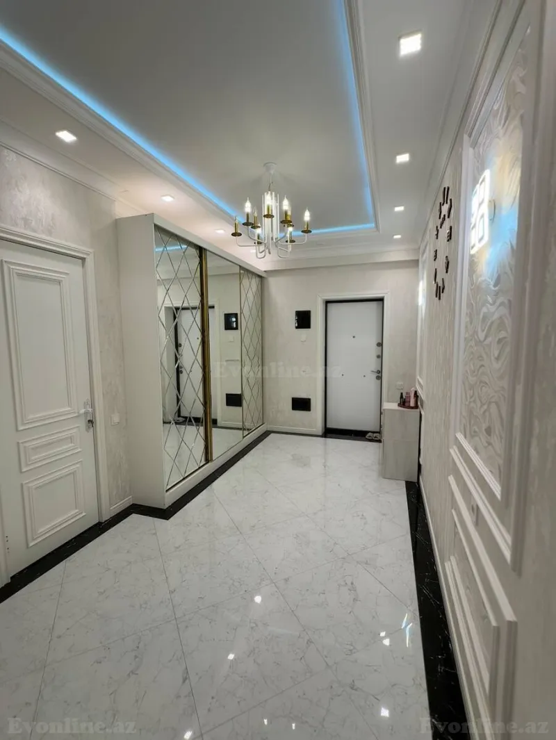 Satılır 3 otaqlı Mənzil Yeni tikili 90 m² İnşaatçılar m. - şəkil 3