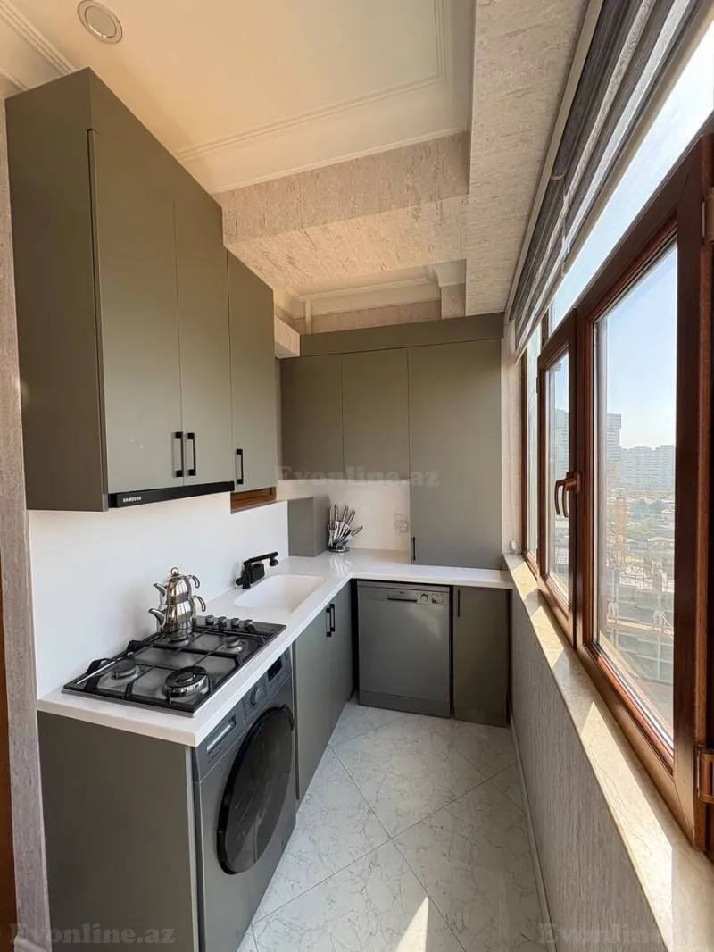 Satılır 3 otaqlı Mənzil Yeni tikili 90 m² İnşaatçılar m. - şəkil 8
