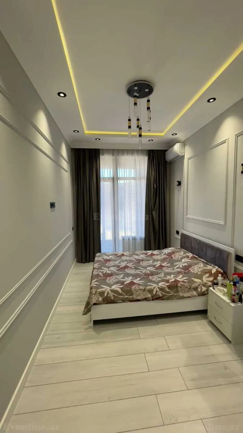 Kirayə verilir 3 otaqlı Mənzil Yeni tikili 72 m² Nəsimi r. - şəkil 2