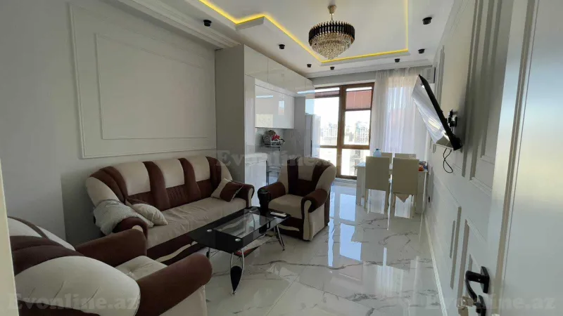 Kirayə verilir 3 otaqlı Mənzil Yeni tikili 72 m² Nəsimi r. - şəkil 5