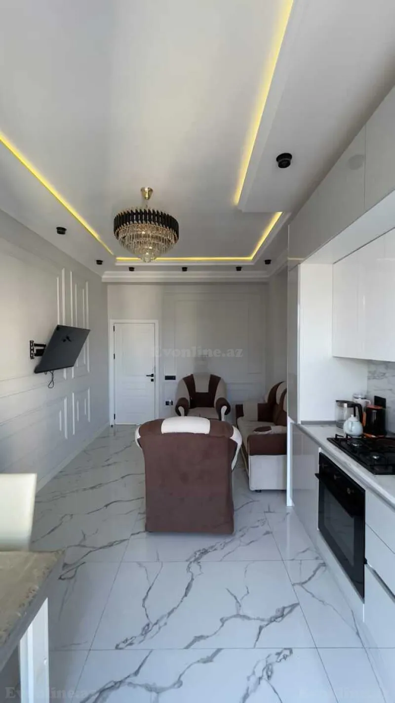 Kirayə verilir 3 otaqlı Mənzil Yeni tikili 72 m² Nəsimi r. - şəkil 8