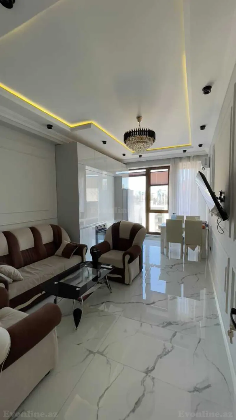 Kirayə verilir 3 otaqlı Mənzil Yeni tikili 72 m² Nəsimi r. - şəkil 10