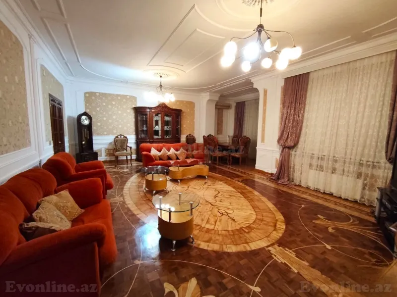 Kirayə verilir 4 otaqlı Mənzil Yeni tikili 200 m² Nəsimi r. - şəkil 2