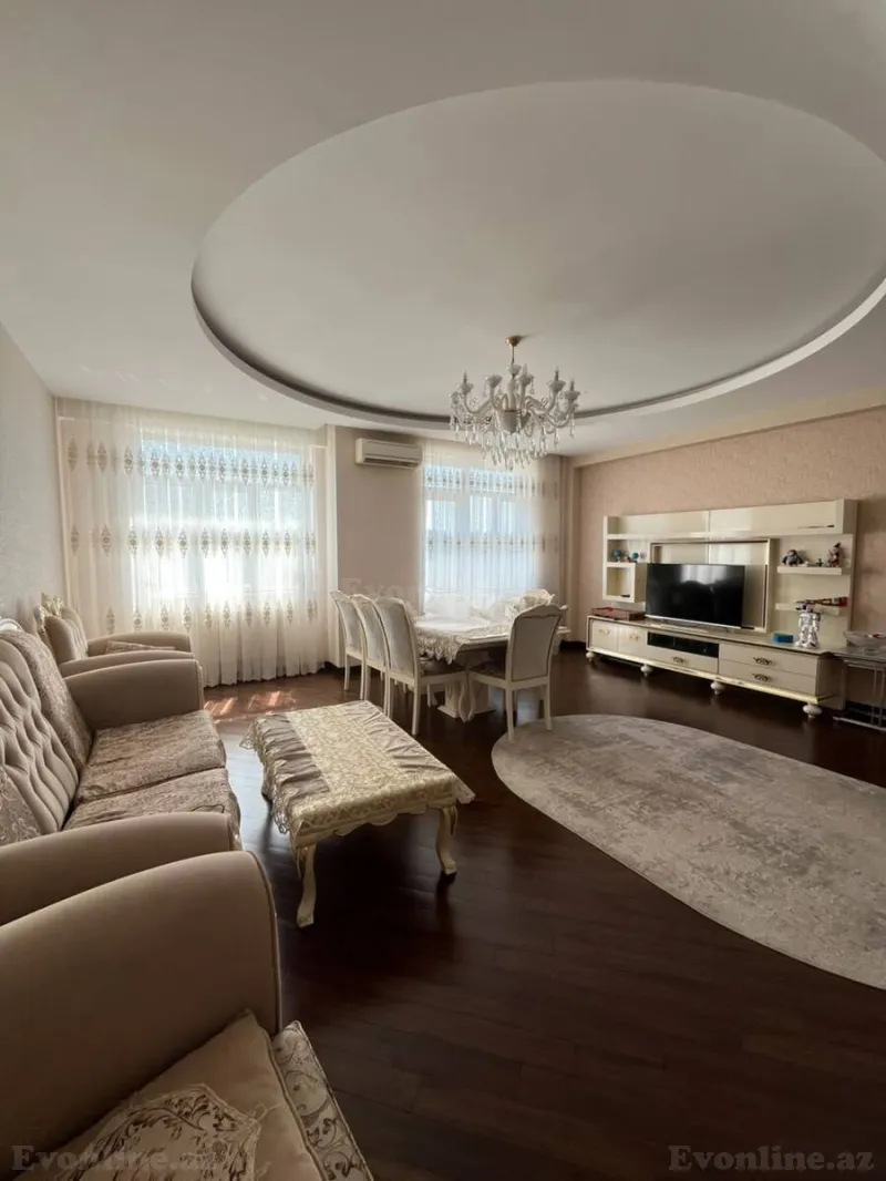 Satılır 3 otaqlı Mənzil Yeni tikili 130 m² Gənclik m. - şəkil 3