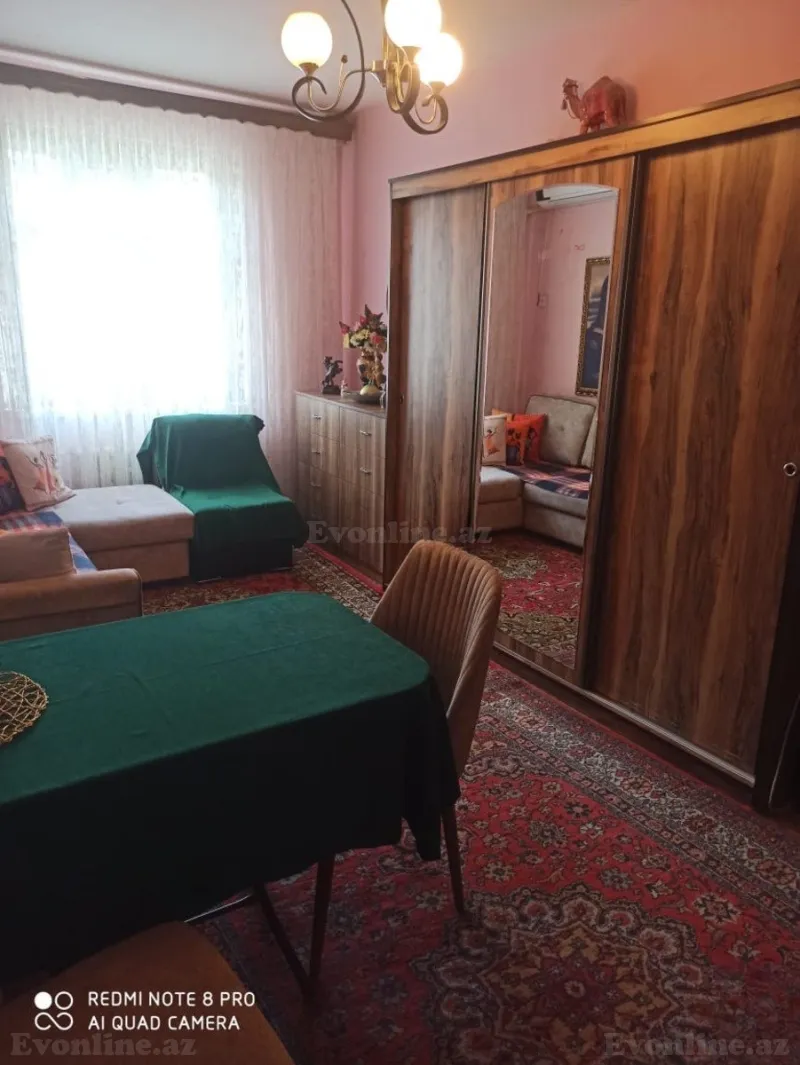 Satılır 3 otaqlı Mənzil Köhnə tikili 60 m² Həzi Aslanov m. - şəkil 2