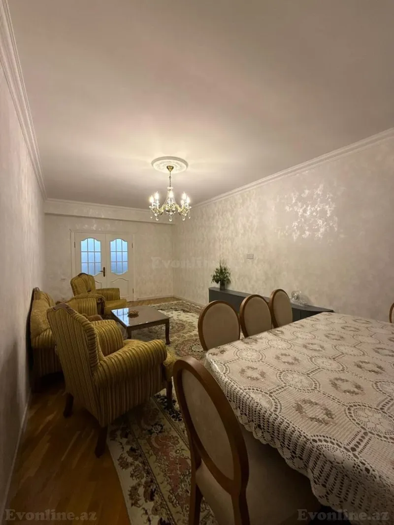 Satılır 4 otaqlı Mənzil Yeni tikili 135 m² İnşaatçılar m. - şəkil 2
