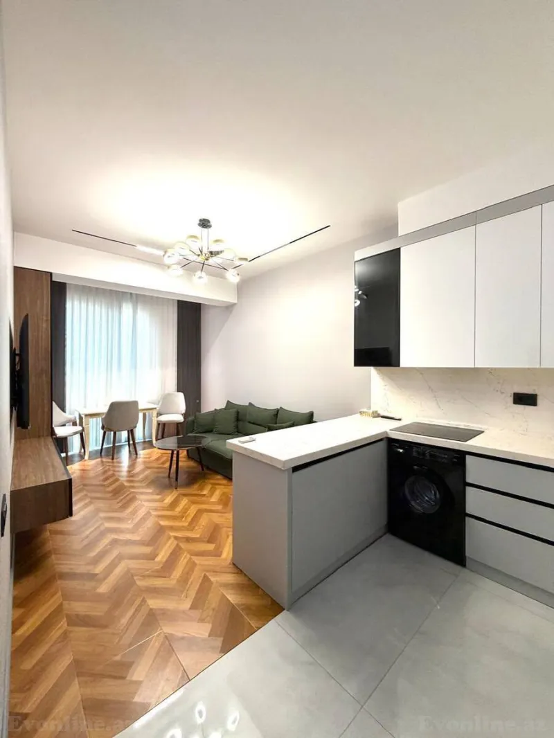Kirayə verilir 2 otaqlı Mənzil Yeni tikili 60 m² Elmlər Akademiyası m. - şəkil 4