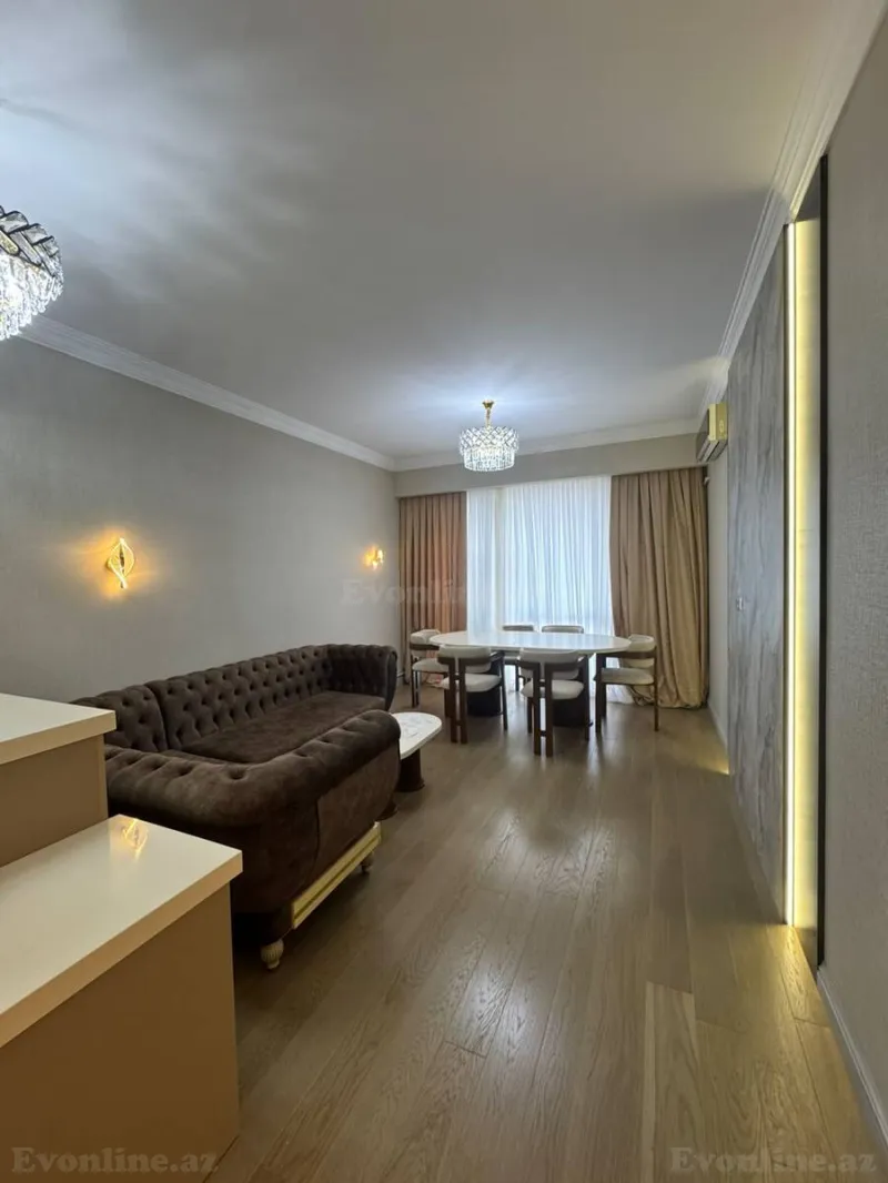 Kirayə verilir 3 otaqlı Mənzil Yeni tikili 75 m² Bakmil m. - şəkil 2
