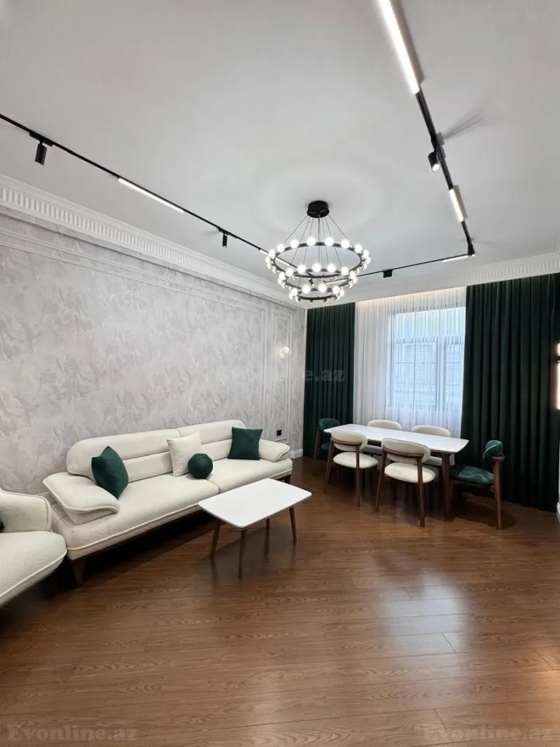 Kirayə verilir 2 otaqlı Mənzil Yeni tikili 80 m² Elmlər Akademiyası m. - şəkil 2