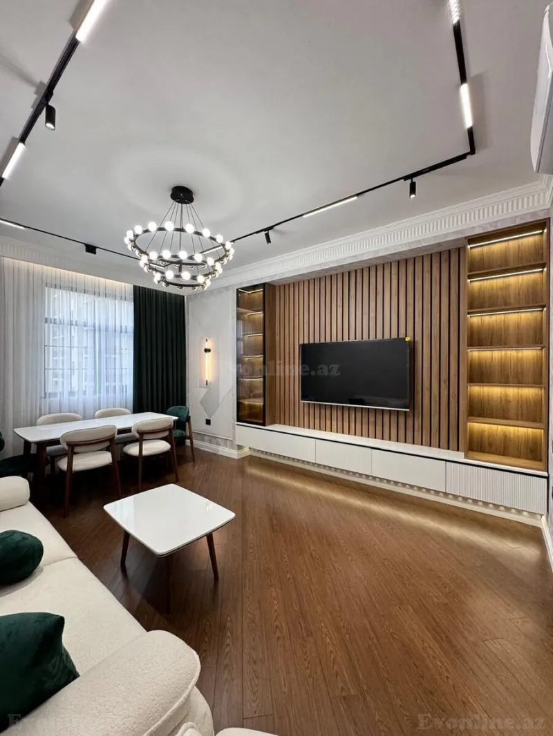 Kirayə verilir 2 otaqlı Mənzil Yeni tikili 80 m² Elmlər Akademiyası m. - şəkil 3