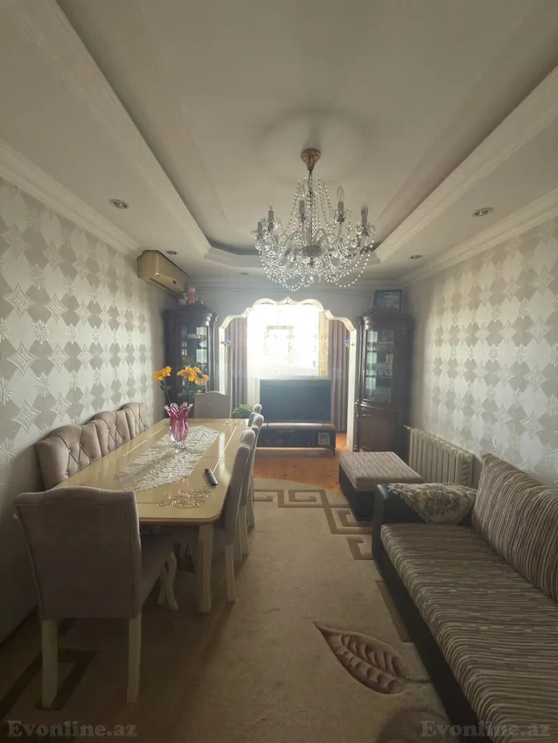 3 otaqlı Mənzil 69.3 m² Xətai r. Satılır