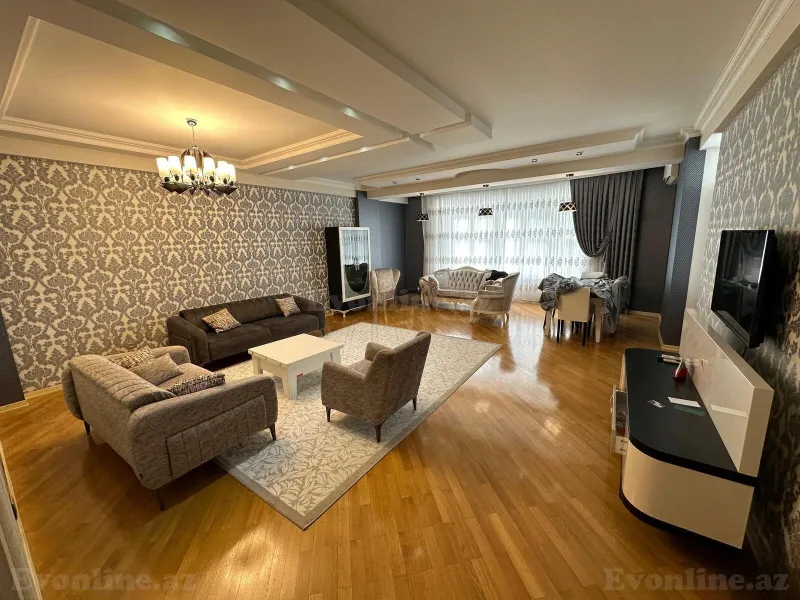 Kirayə verilir 4 otaqlı Mənzil Yeni tikili 195 m² Nəsimi r.