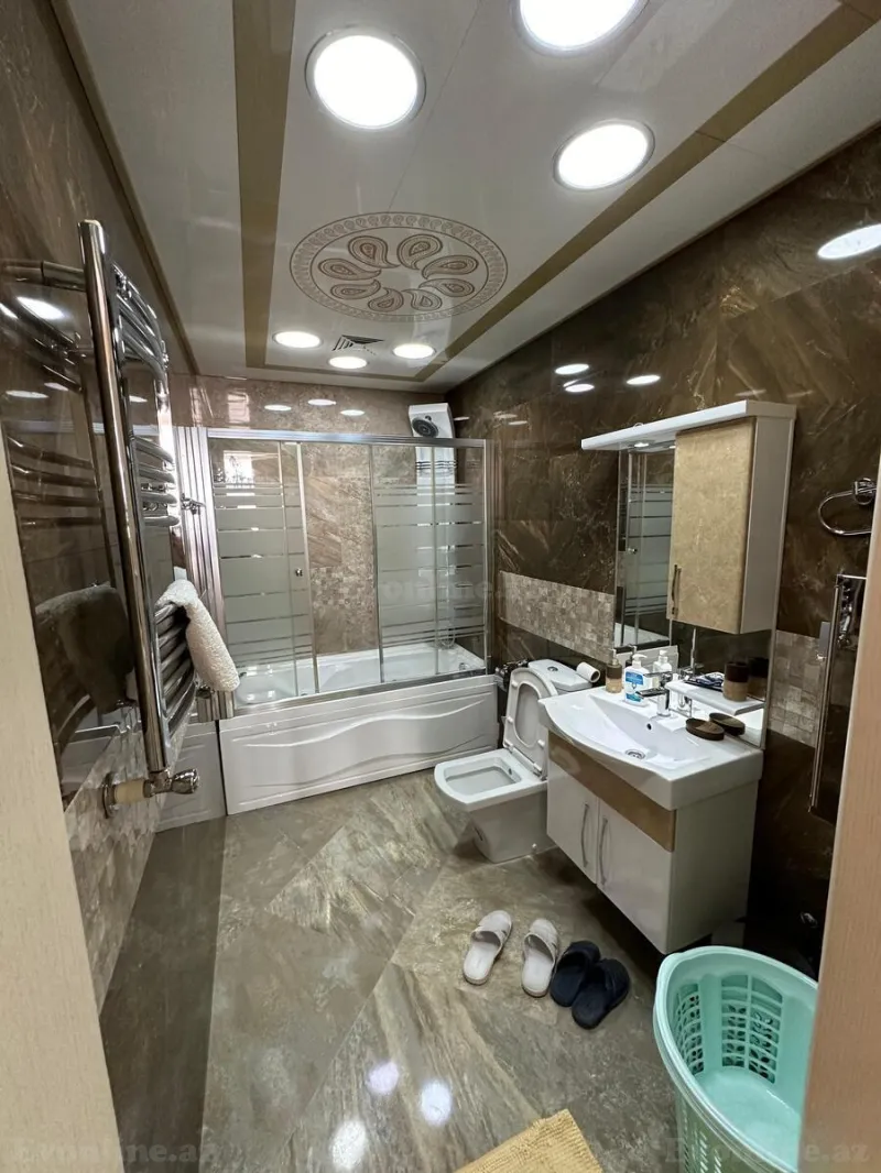 Kirayə verilir 4 otaqlı Mənzil Yeni tikili 195 m² Nəsimi r. - şəkil 7