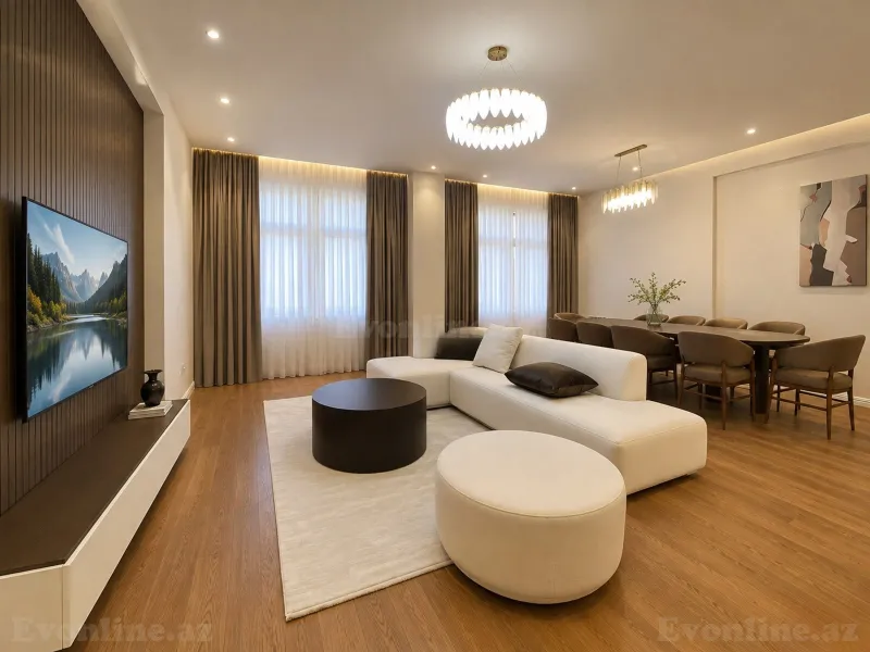Kirayə verilir 3 otaqlı Mənzil Yeni tikili 176 m² Nizami m. - şəkil 6
