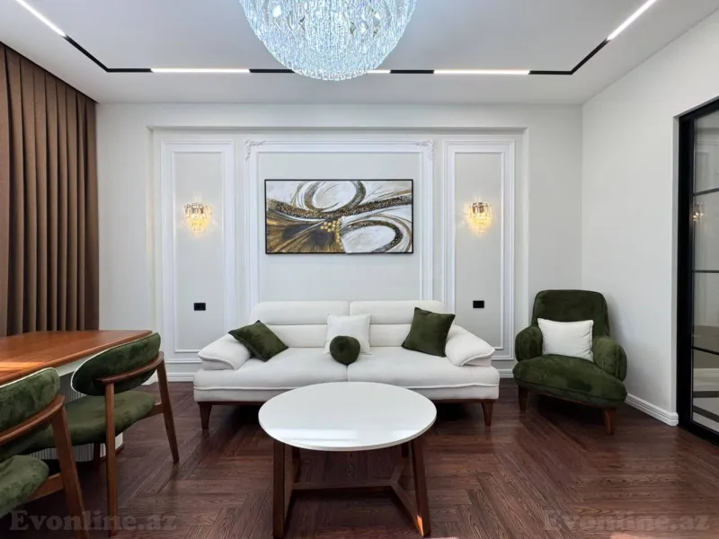 Satılır 2 otaqlı Mənzil Yeni tikili 86 m² Elmlər Akademiyası m. - şəkil 3