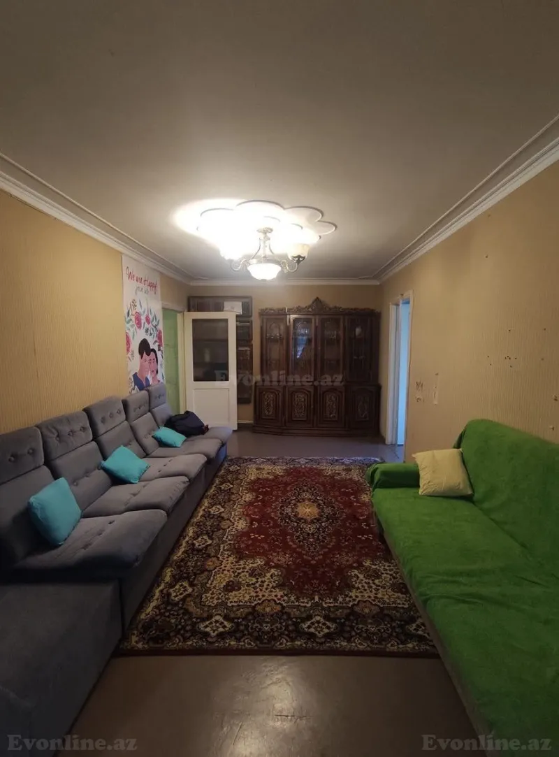 Satılır 3 otaqlı Mənzil Köhnə tikili 80 m² Elmlər Akademiyası m. - şəkil 2