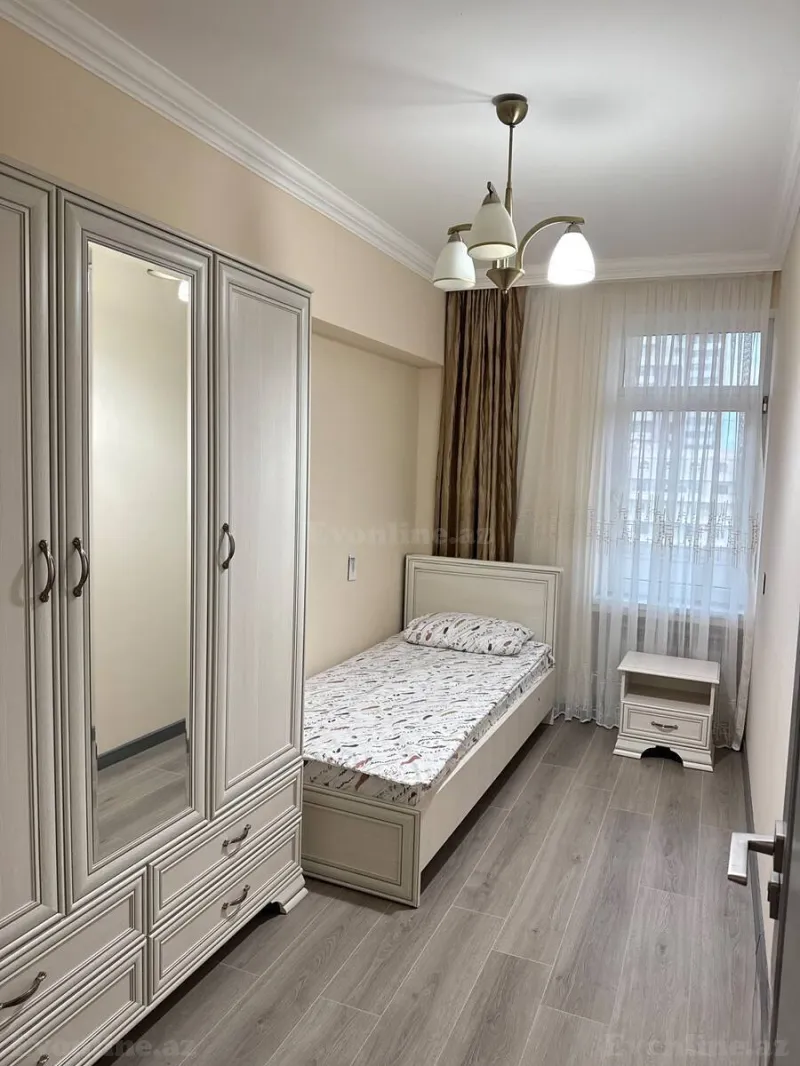 Kirayə verilir 3 otaqlı Mənzil Yeni tikili 70 m² Qara Qarayev m. - şəkil 6