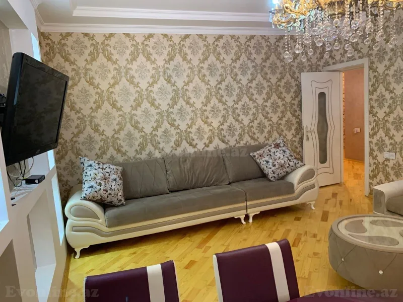 Kirayə verilir 2 otaqlı Mənzil Yeni tikili 70 m² İnşaatçılar m. - şəkil 2