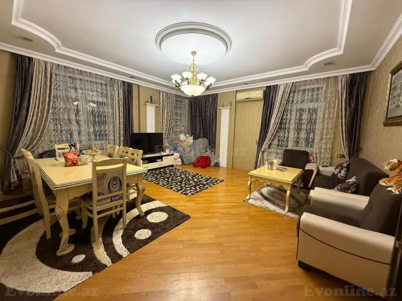Kirayə verilir 2 otaqlı Mənzil Yeni tikili 80 m² İnşaatçılar m. - şəkil 2