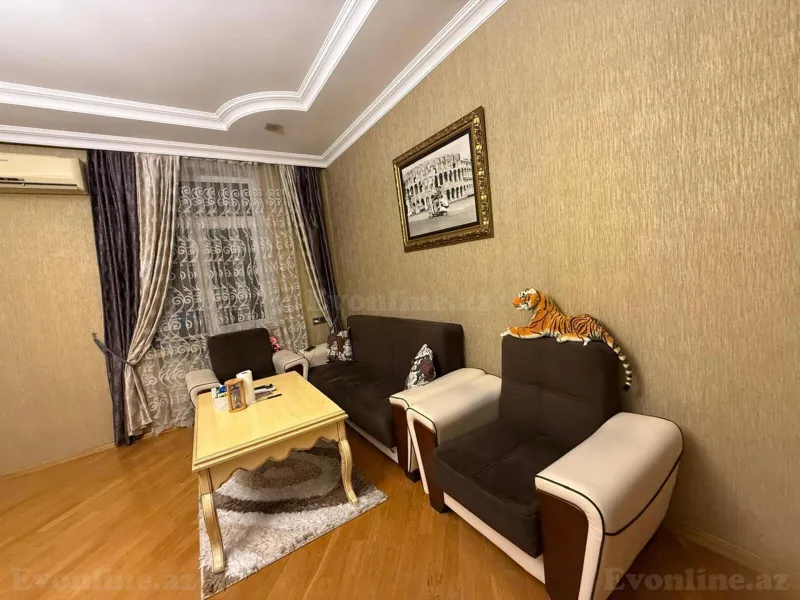 Kirayə verilir 2 otaqlı Mənzil Yeni tikili 80 m² İnşaatçılar m. - şəkil 3