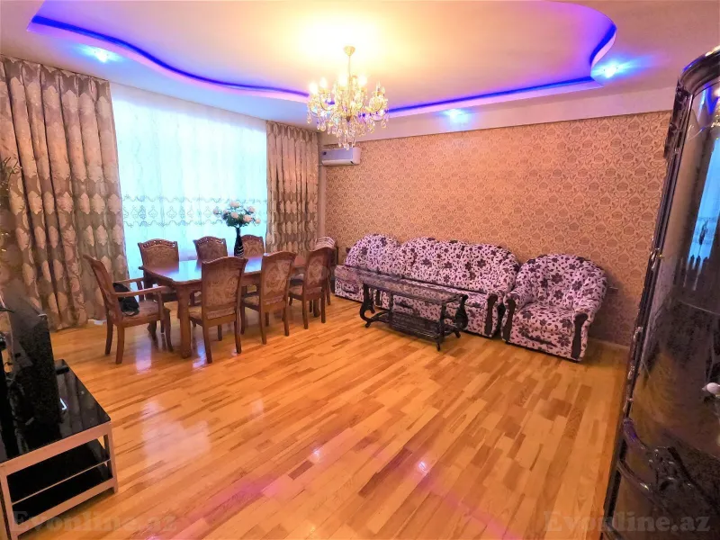 Kirayə verilir 3 otaqlı Mənzil Yeni tikili 120 m² Qara Qarayev m. - şəkil 2